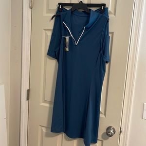 HALARA In My Feels Dress w/ Shorts (Oxford Blue)